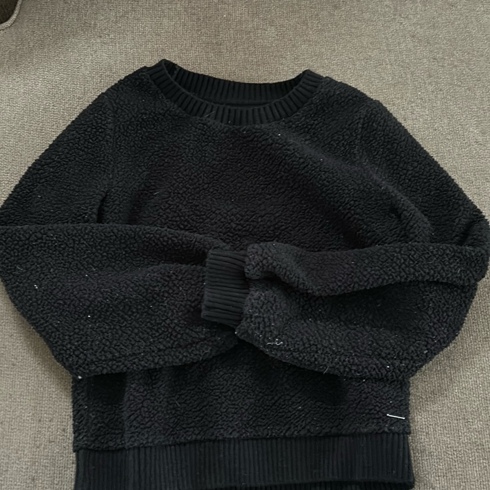 Sherpa crewneck sweatshirt
